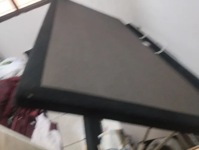 Cama box baú de solteiro com colchão