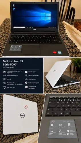 Vendo Notebook Dell Inspiron 15 Série 5000 (i15-5566-A70B), funcionando normalmente.
