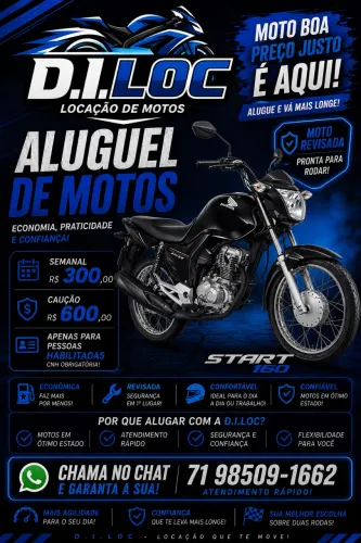 Aluguel moto start 160