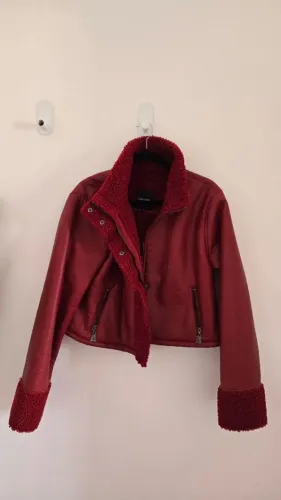 Jaqueta Animale Like Leather Vermelho