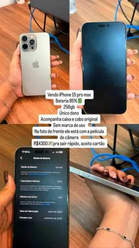 Vendo iPhone 15 Pro Max
