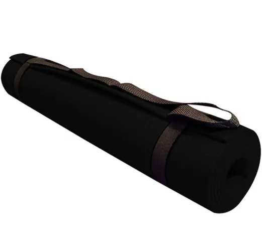 Tapete Para Yoga em EVA, Preto, Evamax, 170x60cm