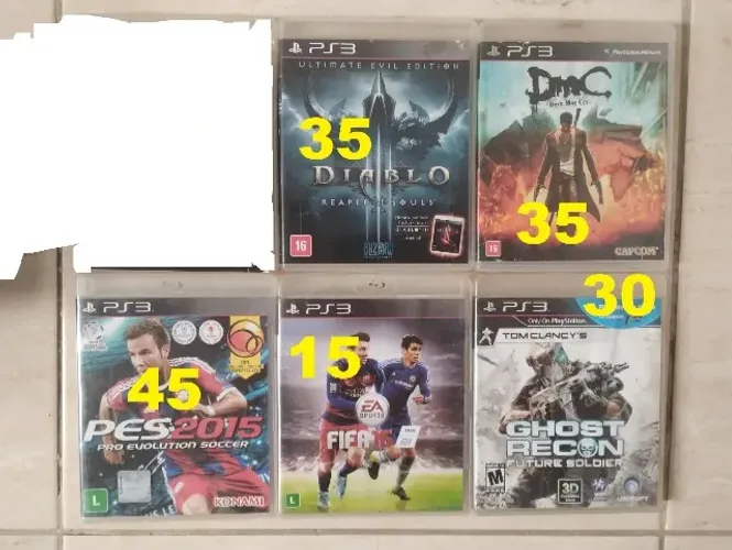 JOGOS PLAY 3 PREÇOS NAS FOTOS