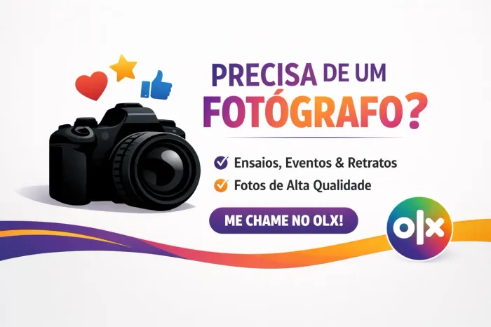 Fotógrafo Profissional - Ensaios, Eventos e Retratos 