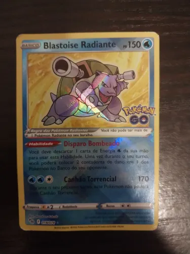 Carta Pokemon Blastoise Radiante (018/078)
