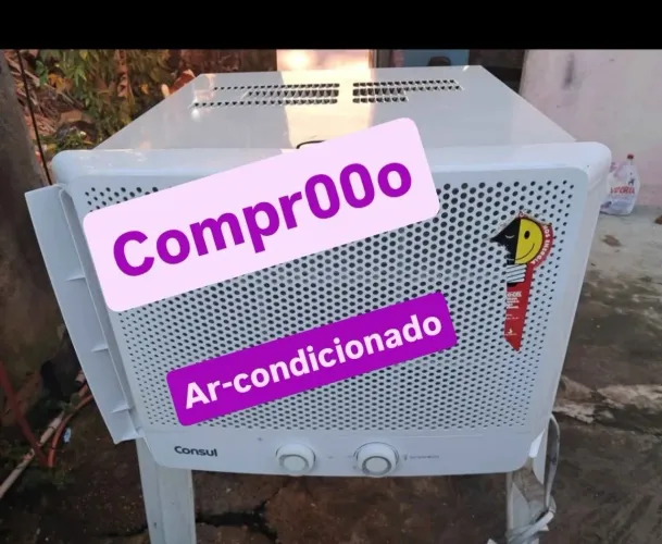 Ar-condicionado Usado Velho com Defeito ou Ventilando e Congelando