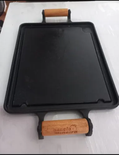Chapa de Ferro fundido tamanho 30cm por 25cm