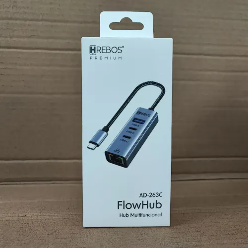 HUB Tipo C adaptador multifuncional Rj45 USB PD type-c