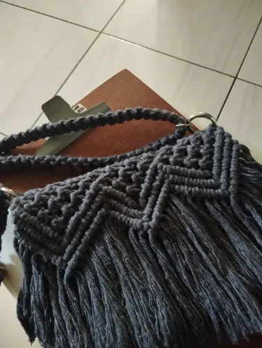 Bolsa de macramé 