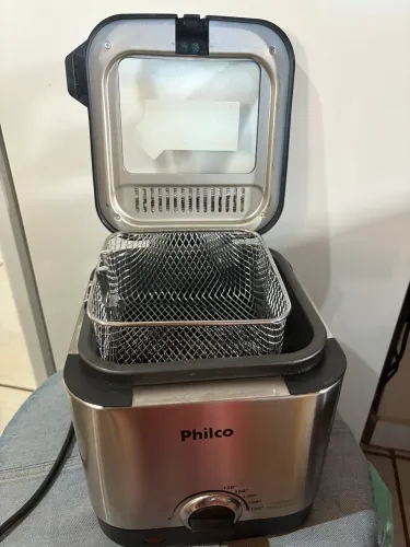 Fritadeira elétrica 1,8L Philco Deep Fry Inox 