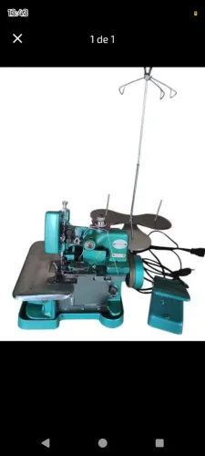 Máquina Overlock Chinesinha Portátil