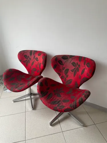 Kit 2 Poltronas Swan Estampada