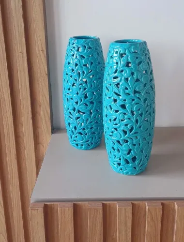 Vasos lindíssimos 33 cm (160.00 os dois)