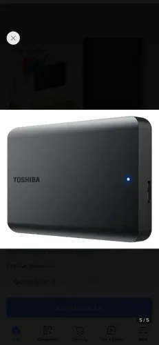 Hd 1tb toshiba pouco uso