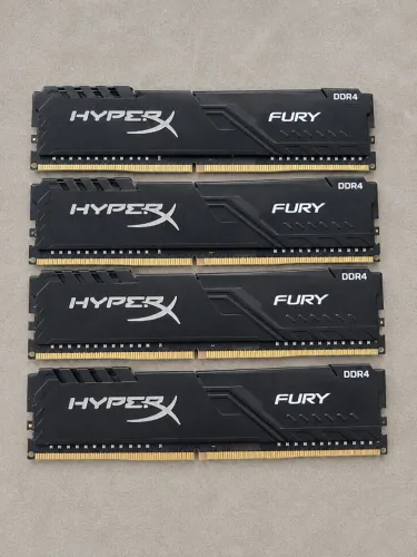 Memoria ram DDR4 (32gb) 8gb x 8gb x 8gb x 8gb 2400mhz Kingston Fury com Garantia de 3 anos