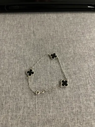 Pulseira trevo prata 925