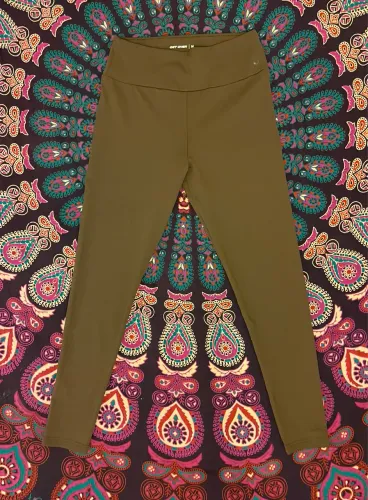 Calça Feminina Legging Marrom Tamanho M
