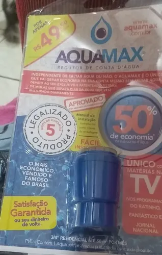 Bloqueador de ar na água Aqua Max. Novo