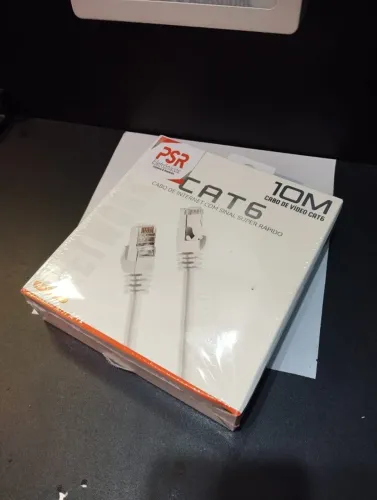 Cabo de Rede Ethernet  RJ45 cat6 10M
