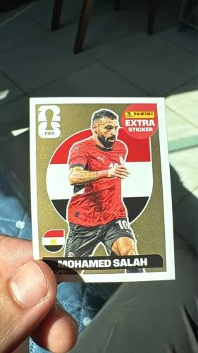 Figurinha legend Mohamed Salah Ouro