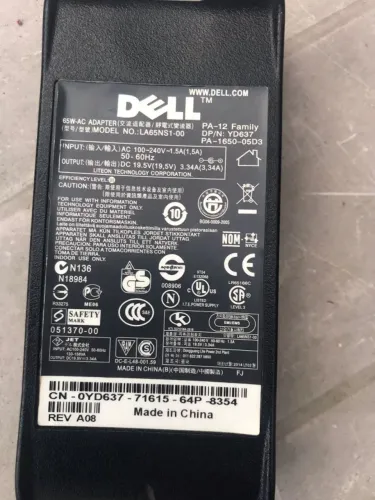 Carregador notebook dell