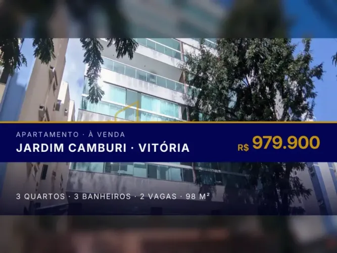 Oportunidade única: apartamento em Jardim Camburi com 3 quartos e 2 vagas!