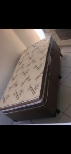 Cama box solteiro d33 base e colchão entregamos