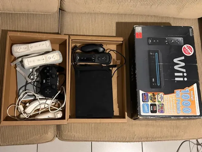 Nintendo Wii Black Desbloqueado