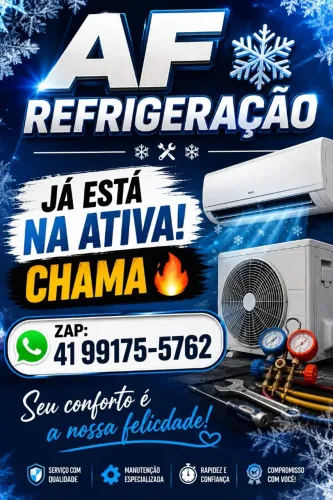 Serviços de centrais de ar, frizeer, câmera fria, máquina de lavar, geladeira