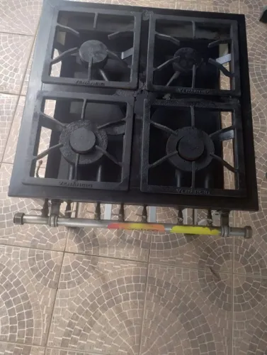 Fogão industrial alta pressão perfeito estado funciona perfeitamente