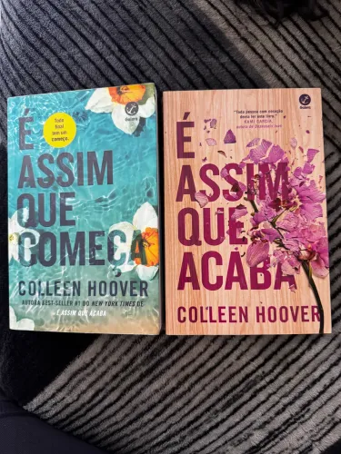 Kit 2 Livros Colleen Hoover É Assim que Acaba e É Assim que Começa