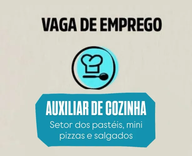 Auxiliar de Cozinha para o setor de Pastel/Pizza/Salgados em Buffet na Aldeota
