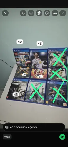 Jogos diversos de ps4