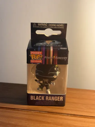 Pocket Pop chaveiro do Power Ranger Preto