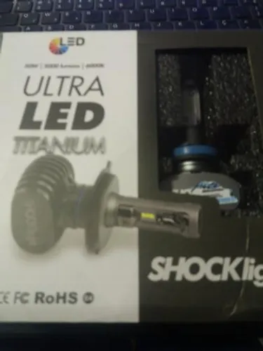 Led ultra led h11 shocklight nova na caixa garantia instalado