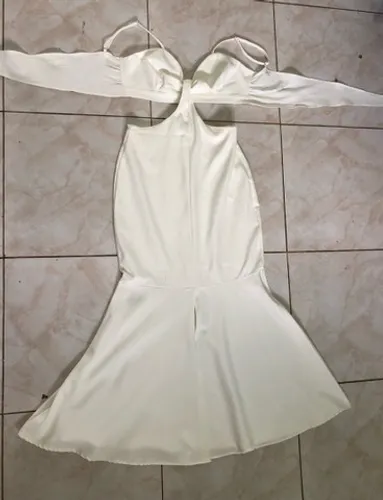 Vestido longo branco
