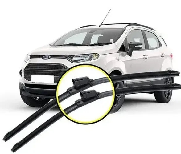 Par de Palhetas do Limpador do Para-Brisa Ecosport_Instalação Grátis na Hora
