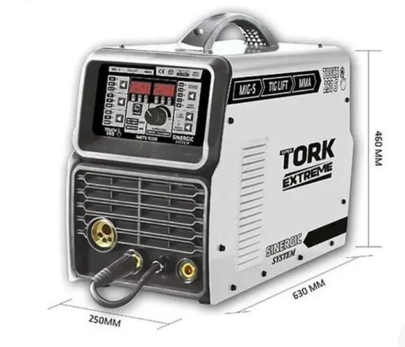 Inversora Tork 250 Amperes Multifuncao Mig/Mma/Tig 220V