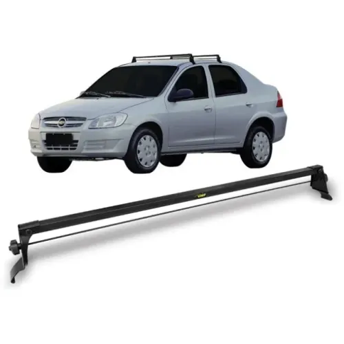Rack Teto Chevroolet Prisma 2012 4PT - Preto Material Aço - VP 941