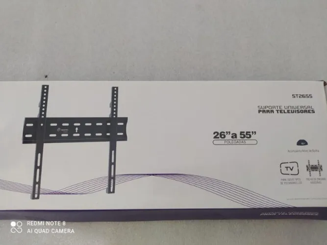suporte de tv com trilho ajustável para todos tipos de tv "26 a 55"