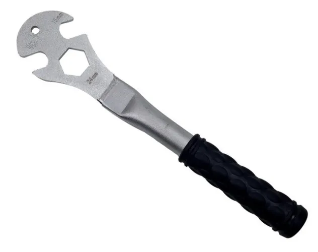 Chave Ferramenta Extratora de Pedal 9/16" / 15mm / 24mm com Cabo Emborrachado 9196