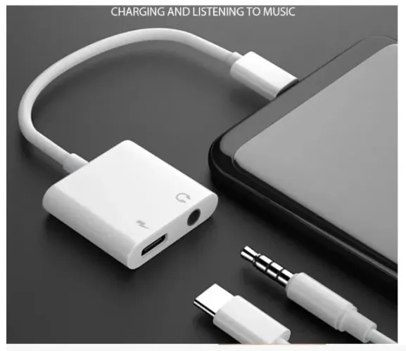 Adaptador De Audio P2 + Carregador Para Usb-c Adpatc7.1 Arduino Automação COD-CP767