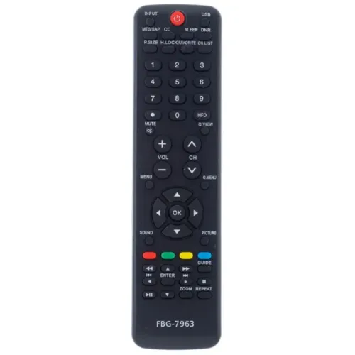 Controle Remoto Tv Buster Smart 4k Lcd + Pilhas