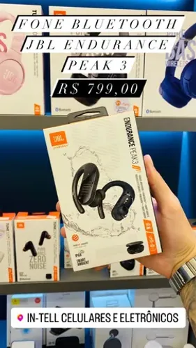 Fone Bluetooth JBL Endurance Peak 3