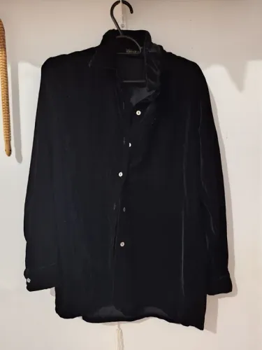 Camisa de botão unissex Elle et Lui
