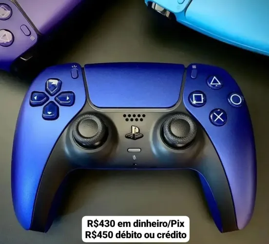 Controle DualSense PS5 Cobalt BLUE nova cor original 