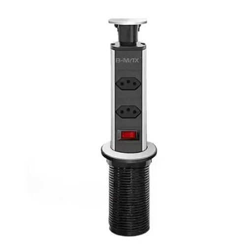 (NOVO) Torre de Tomada Retrátil Multiplug B-Max BM-8692