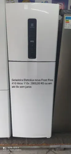 Geladeira Electrolu nova em até 8x sem juros entregamos 