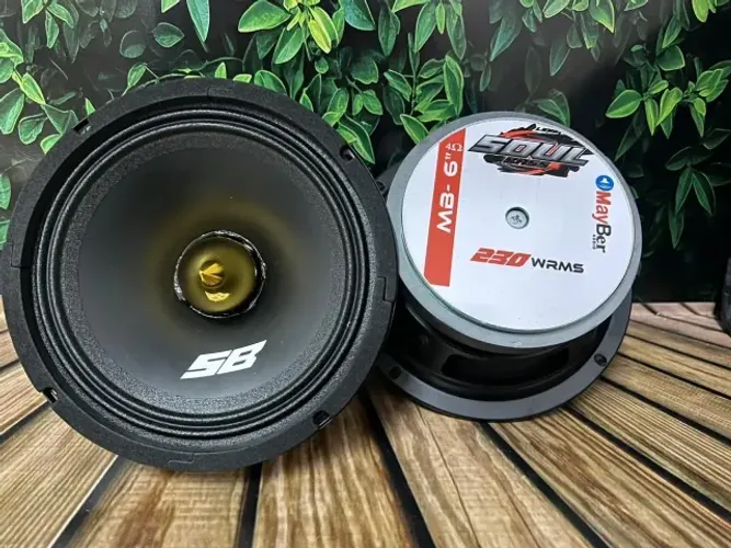 Par alto falante 230w polegadas Mayber áudio 6 polegadas