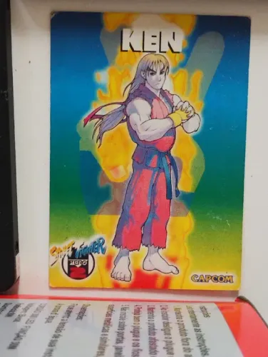 Ken Card Capcom super street Fighter 2 Anos 90